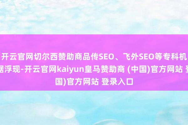 开云官网切尔西赞助商品传SEO、飞外SEO等专科机构的数据浮现-开云官网kaiyun皇马赞助商 (中国)官方网站 登录入口